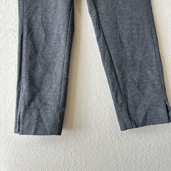 J. JILL Pointe Slim Leg Pants Slit Ankle Pull On in Grey - Picture 3 of 10